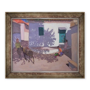Tablou inramat - Andrew Macara - Usa verde si umbre, Lesbos, 70 x 85 cm