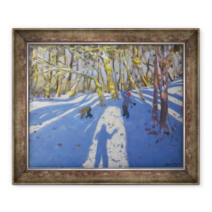Tablou inramat - Andrew Macara - Winter Elvaston Castle, 50 x 60 cm