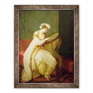 Tablou inramat - Angelica Kauffmann - O femeie turca, 60 x 80 cm