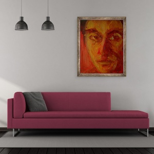 Tablou inramat - Annick Gaillard - De Kooning, 50 x 60 cm - Img 2
