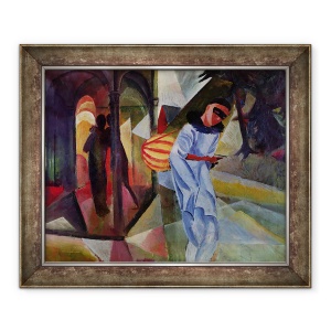 Tablou inramat - August Macke - Pierrot, 50 x 60 cm