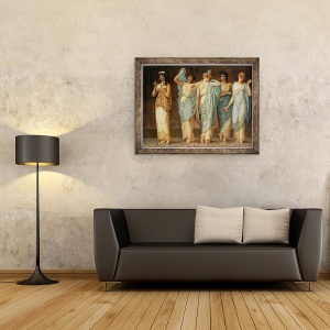 Tablou inramat - Augustus Jules Bouvier - Gata pentru dans, 60 x 80 cm - Img 2