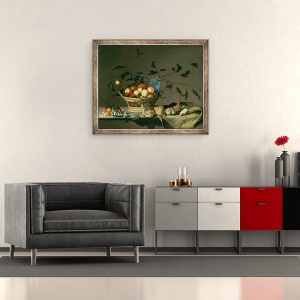 Tablou inramat - Balthasar van der Ast - Natura statica, 50 x 60 cm - Img 2