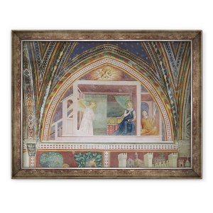 Tablou inramat - Barna da Siena - Buna Vestire, 70 x 90 cm