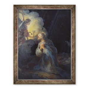 Tablou inramat - Bartolome Esteban Murillo - Hristos in Gradina Maslinilor, 70 x 90 cm