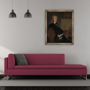 Tablou inramat - Bartolomeus van der Helst - Portret De Paulus Potter, 50 x 60 cm - Img 2