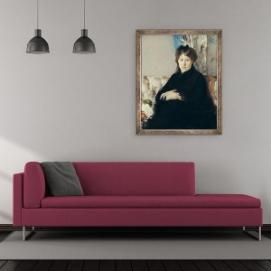 Tablou inramat - Berthe Morisot - Portret De Madame Edma Pontillon 1839-1921 1871, 50 x 60 cm - Img 2