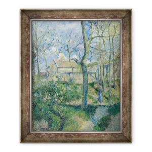 Tablou inramat - Camille Pissarro - Calea spre Les Pouilleux, Pontoise, 70 x 85 cm