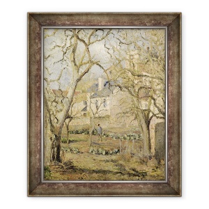 Tablou inramat - Camille Pissarro - Gradina de Legume, 70 x 85 cm