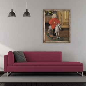 Tablou inramat - Carl Larsson - Murre, 50 x 60 cm - Img 2
