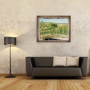 Tablou inramat - Cecil Gordon Lawson - Gradina Hop, 60 x 80 cm - Img 2