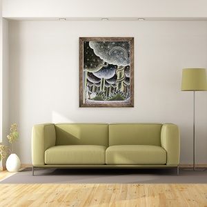 Tablou inramat - Celia Washington - Eden, Primul Exod, 60 x 80 cm - Img 2