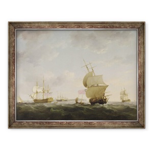 Tablou inramat - Charles Brooking - Transport in Canalul Manecii, 60 x 80 cm