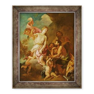 Tablou inramat - Charles de Lafosse - Venus cere arme vulcaniene pentru enea, 50 x 60 cm