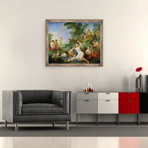Tablou inramat - Charles Joseph Natoire - Triumful lui Bacchus, 50 x 60 cm - Img 2