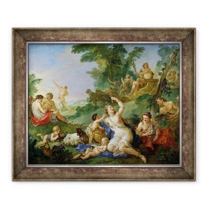 Tablou inramat - Charles Joseph Natoire - Triumful lui Bacchus, 70 x 85 cm