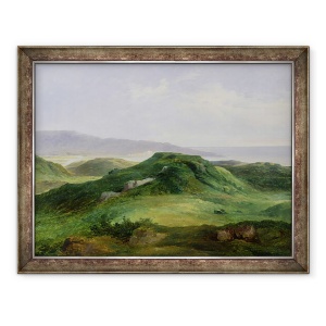 Tablou inramat - Charles Renoux - Gura raului Bidassoa, 60 x 80 cm