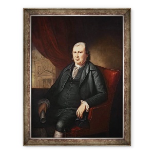Tablou inramat - Charles Willson Peale - Robert Morris, 60 x 80 cm