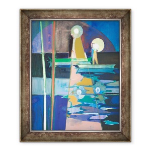 Tablou inramat - Charlotte Evans - reflectarea reflectoarelor, 50 x 60 cm