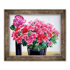 Tablou inramat - Christopher Ryland - Azalea Trandafir, 50 x 60 cm