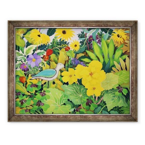 Tablou inramat - Christopher Ryland - Gradina de toamna, 70 x 90 cm