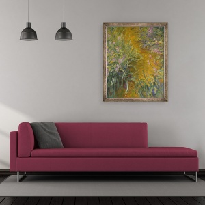 Tablou inramat - Claude Monet - Calea prin Irisi, 50 x 60 cm - Img 2