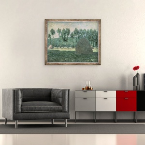 Tablou inramat - Claude Monet - Capite de fan langa Giverny, 50 x 60 cm - Img 2