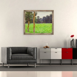 Tablou inramat - Claude Monet - Deux Arbres dans la Prairie, 50 x 60 cm - Img 2