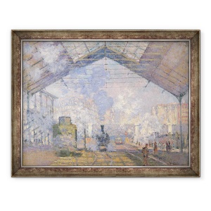 Tablou inramat - Claude Monet - Gare St. Lazare, 70 x 90 cm