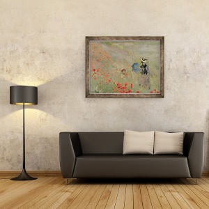 Tablou inramat - Claude Monet - Maci salbatici II, 60 x 80 cm - Img 2