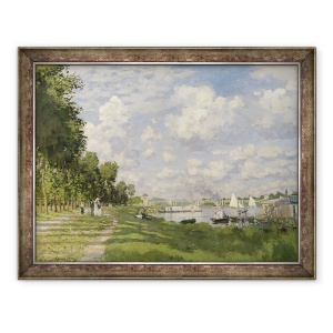 Tablou inramat - Claude Monet - Marina de la Argenteuil, 60 x 80 cm