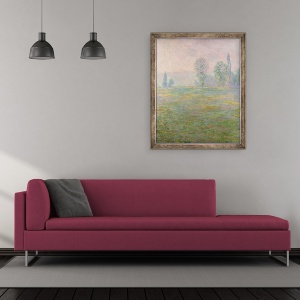Tablou inramat - Claude Monet - Pajisti in Giverny, 50 x 60 cm - Img 2