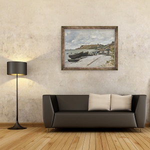 Tablou inramat - Claude Monet - Sainte-Adresse, 60 x 80 cm - Img 2
