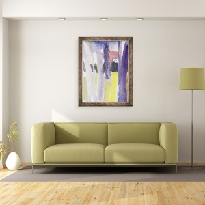 Tablou inramat - Claudia Hutchins-Puechavy - Copaci intr-o gradina, 60 x 80 cm - Img 2