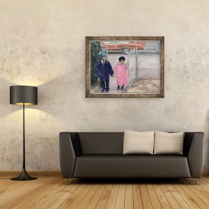 Tablou inramat - Colin Bootman - Dupa scoala, 60 x 80 cm - Img 2