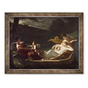 Tablou inramat - Constance Marie Mayer-Lamartiniere - Visul fericirii, 70 x 90 cm