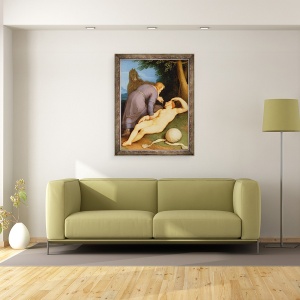Tablou inramat - Cornelis Cornelisz van Haarlem - The Good Samaritan, 60 x 80 cm - Img 2