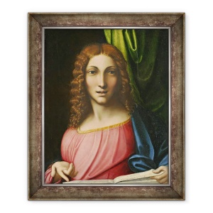 Tablou inramat - Correggio - Salvator Mundi, 70 x 85 cm