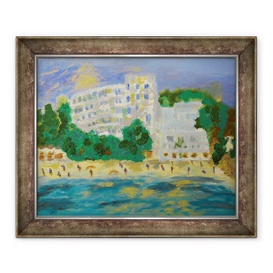 Tablou inramat - Cosima Duggal - Hotel Cala Santanyi, 70 x 85 cm