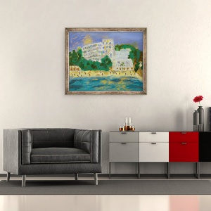 Tablou inramat - Cosima Duggal - Hotel Cala Santanyi, 70 x 85 cm - Img 2