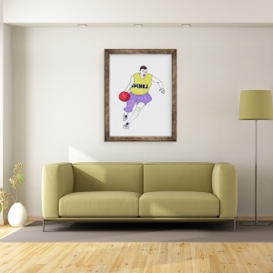 Tablou inramat - Daisy de Villeneuve - Baschet, 60 x 80 cm - Img 2