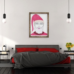 Tablou inramat - Daisy de Villeneuve - Craciun Fericit, 60 x 80 cm - Img 2