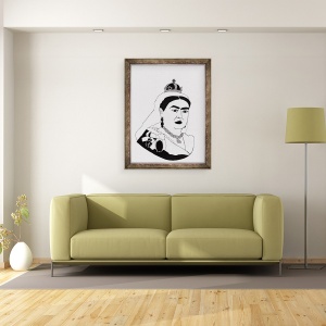Tablou inramat - Daisy de Villeneuve - Regina Victoria, 60 x 80 cm - Img 2