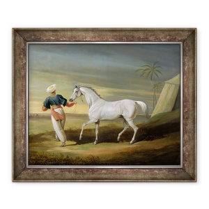 Tablou inramat - David of York Dalby - Semnal, un arab gri, 50 x 60 cm