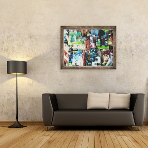 Tablou inramat - David Studwell - Metropolis, 60 x 80 cm - Img 2