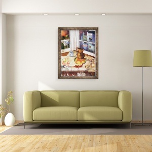 Tablou inramat - Deborah Eve Alastra - Del Mar inca, 60 x 80 cm - Img 2