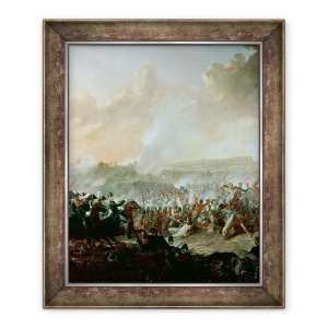 Tablou inramat - Denis Dighton - Batalia de la Waterloo, 70 x 85 cm