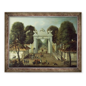 Tablou inramat - Dismar Degen - Casuta de vanatoare in Potsdam, 60 x 80 cm