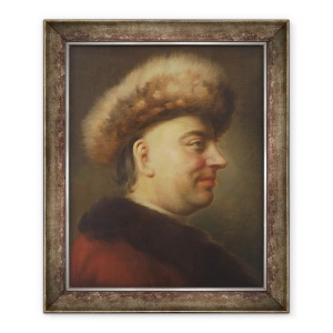 Tablou inramat - Dominicus Van der Smissen - Portretul Senatorului si Poetului, 50 x 60 cm