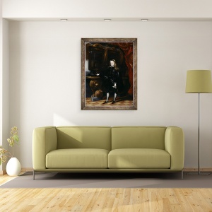 Tablou inramat - Don Juan Carreno de Miranda - Portretul lui Carol al II-lea, 70 x 90 cm - Img 2